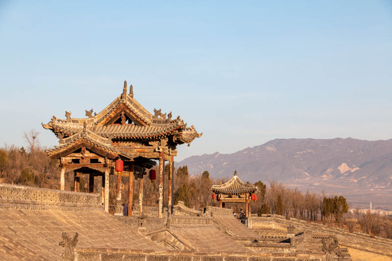 中国山西晋中灵石县王家大院恒贞堡建筑群图片