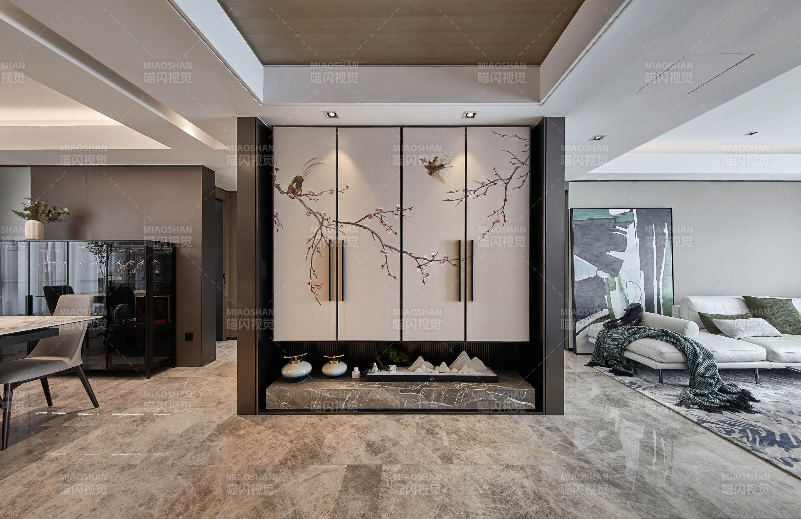 现代中式客厅设计图片