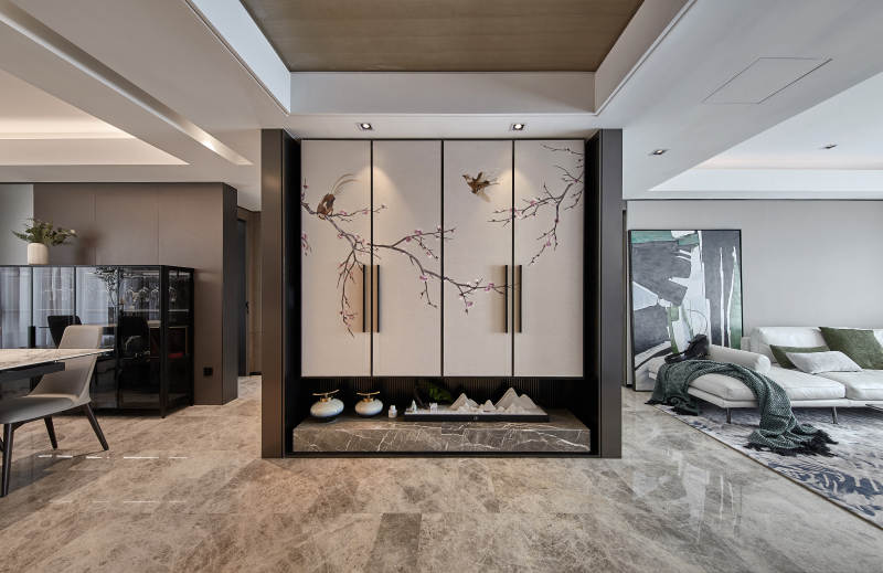 现代中式客厅设计图片