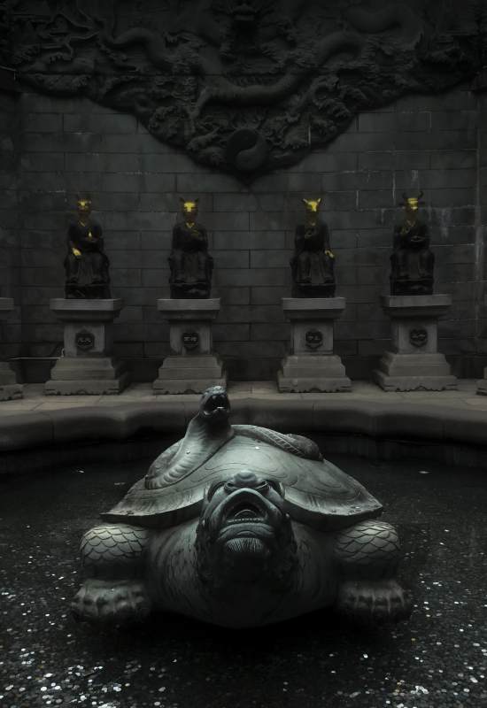 花都圆玄道观一角图片