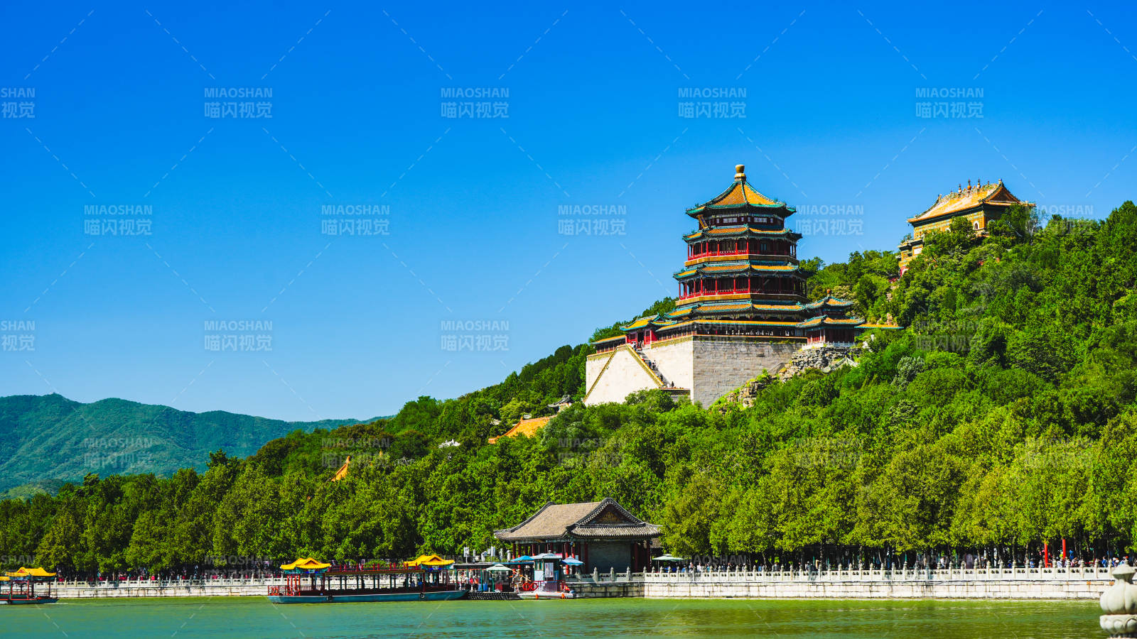 颐和园佛香阁风光图片