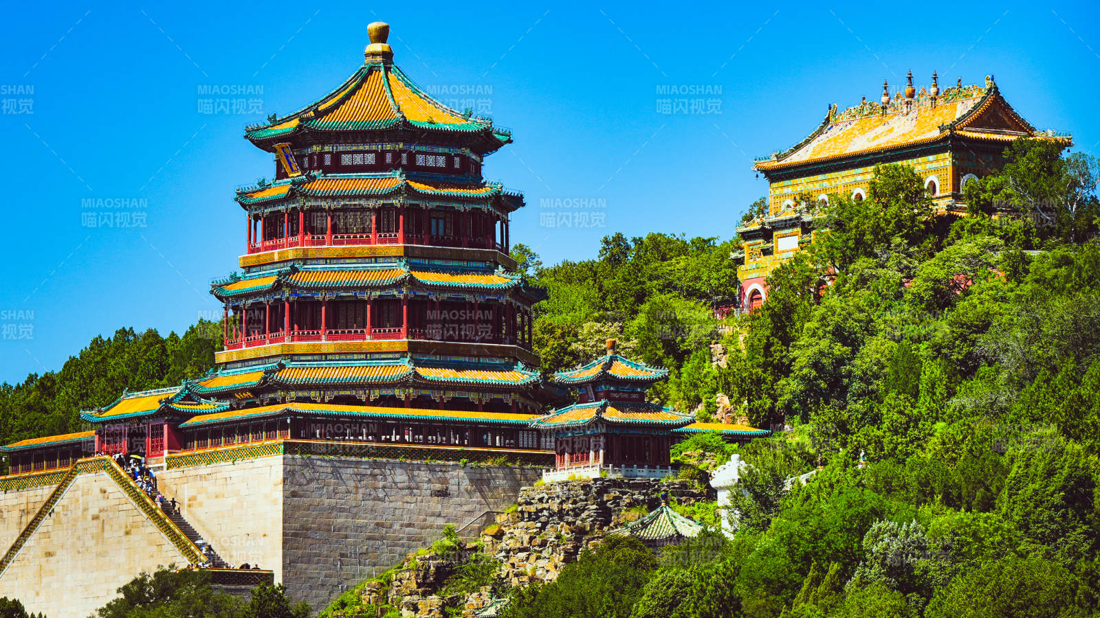 颐和园佛香阁风光图片