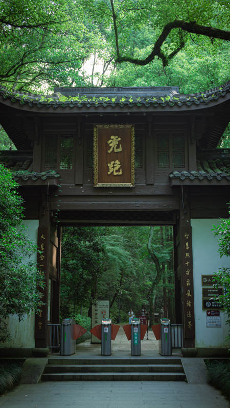 古寺幽径 绿树成荫——虎跑图片