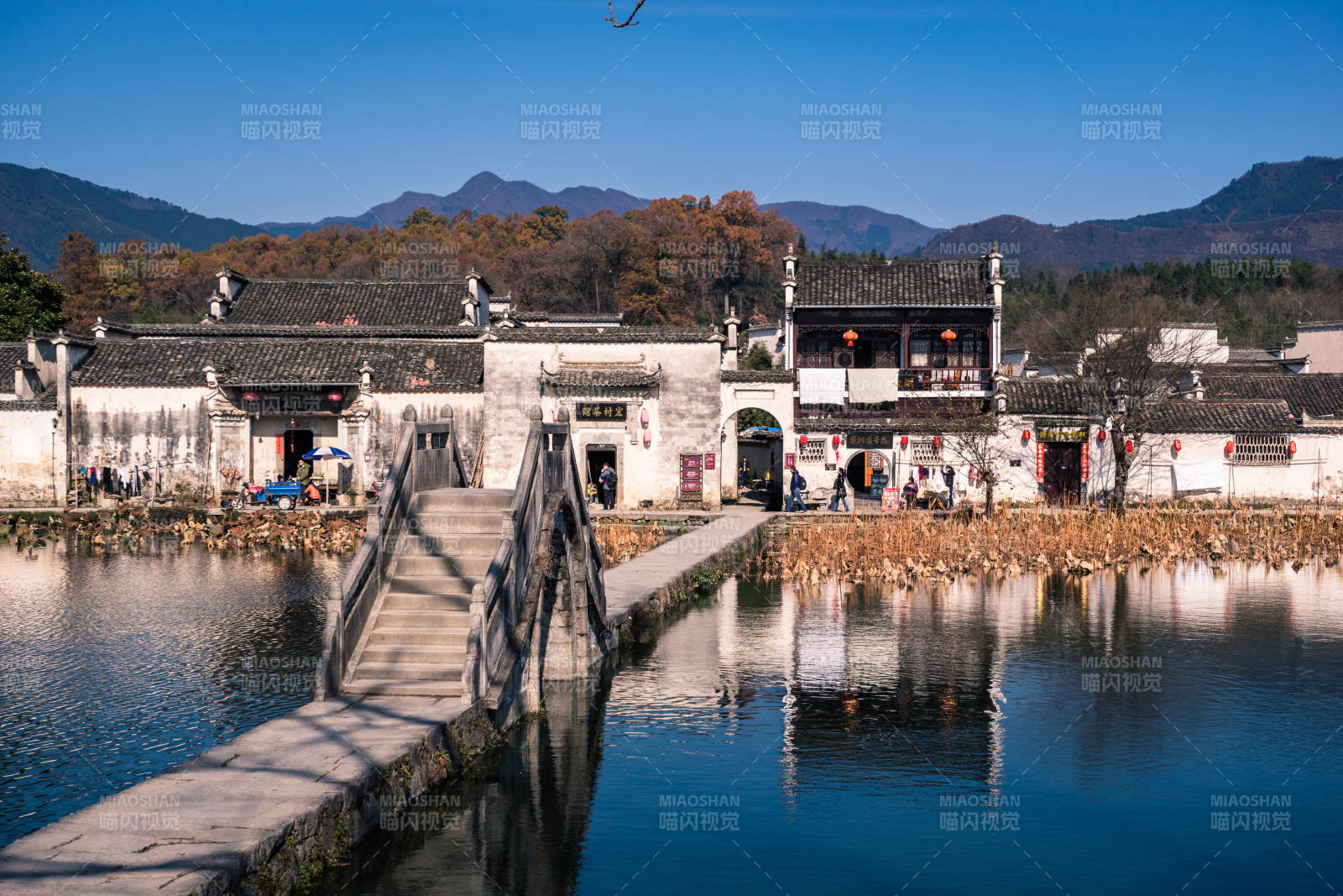 黄山宏村景区图片