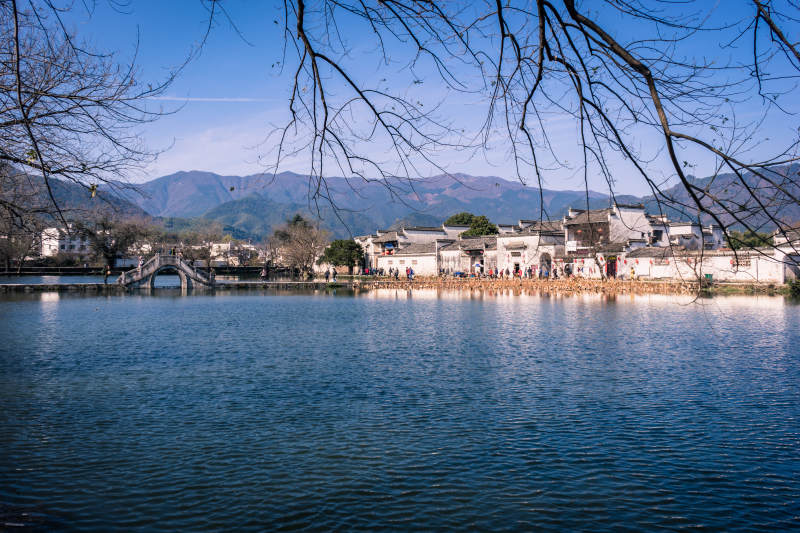 黄山宏村景区图片