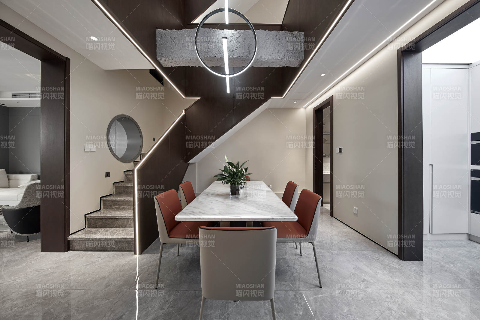 现代简约餐厅设计图片