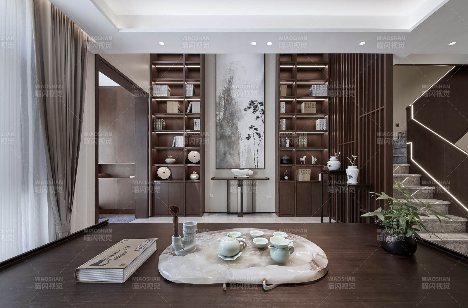 中式茶室雅致空间设计图片