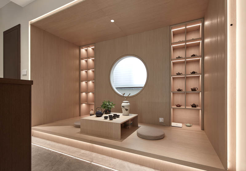 现代简约茶室设计图片