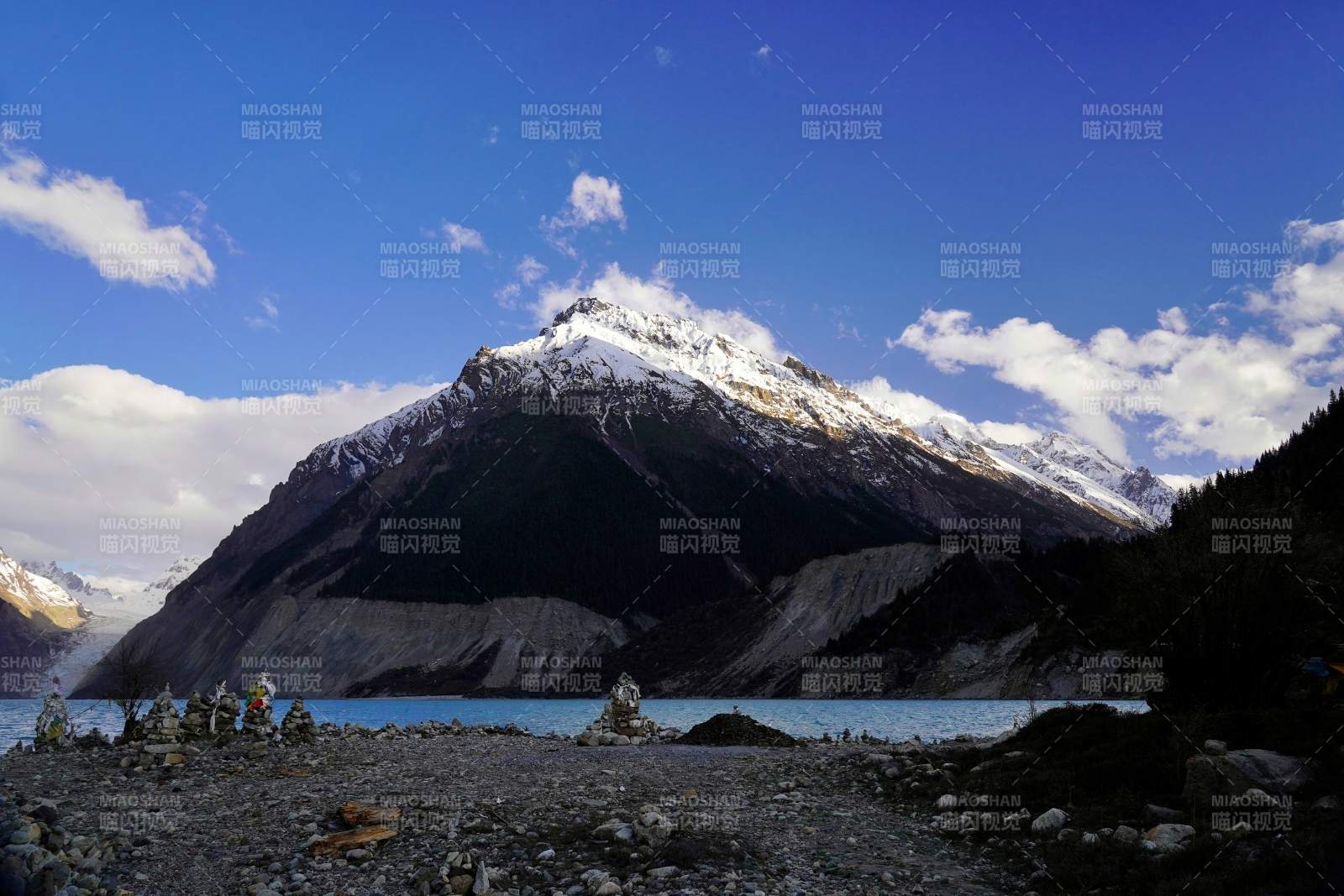 西藏昌都祥格拉冰川图片