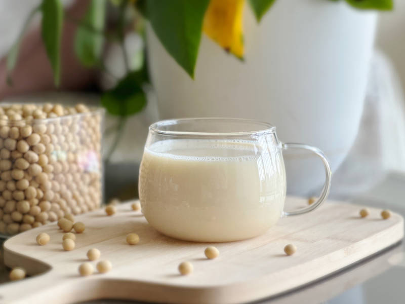 豆浆与大豆的静谧时光图片