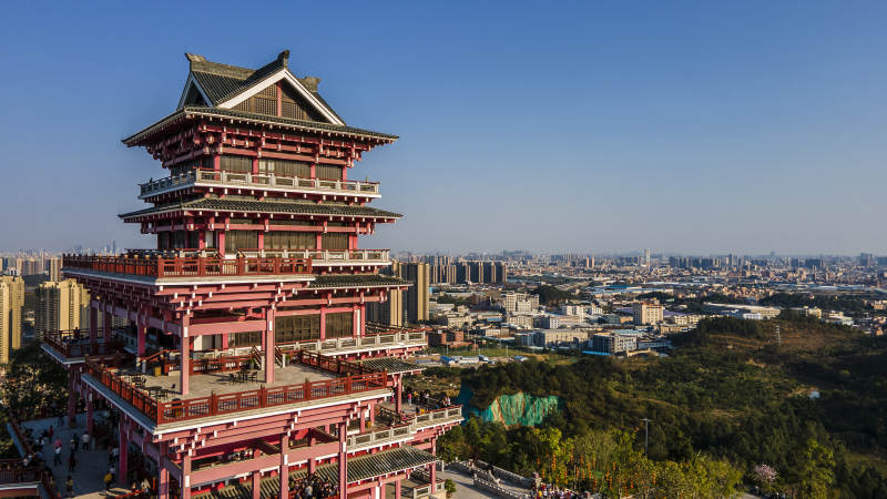 佛山展旗楼古典建筑之美图片