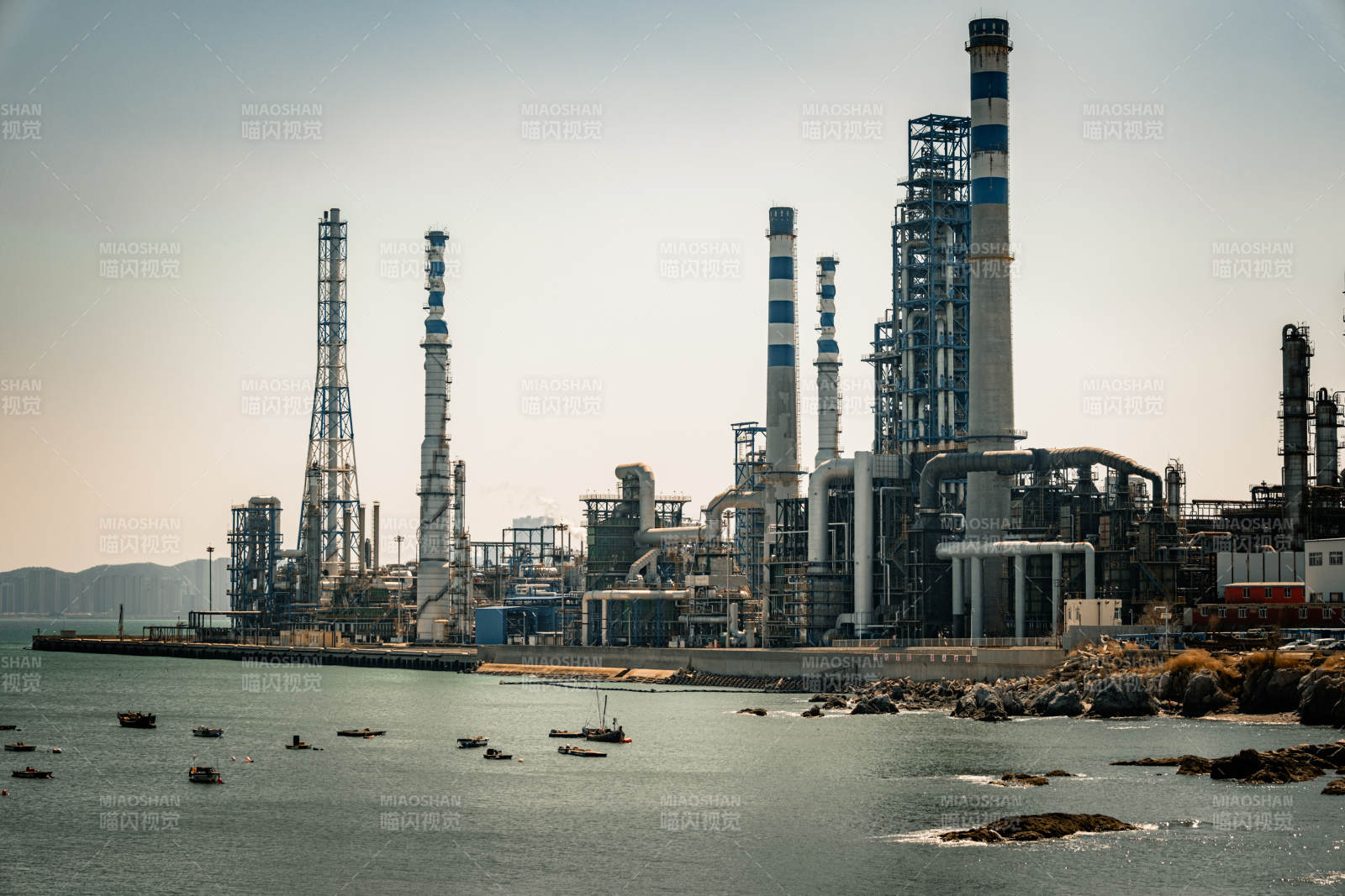大连海滨工业区全景图图片