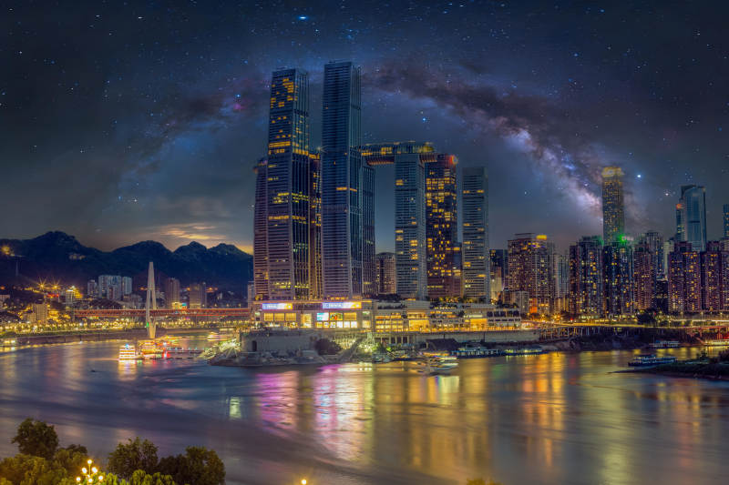 重庆朝天门来福士观星之旅图片