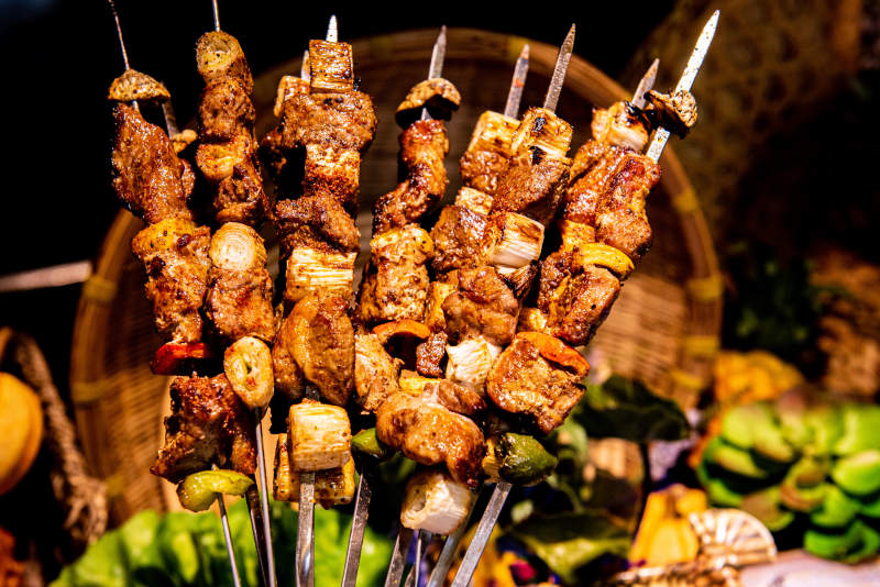 美味烤串 诱人美食图片
