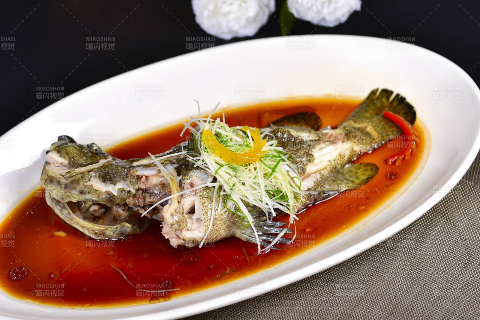 清蒸石斑鱼图片
