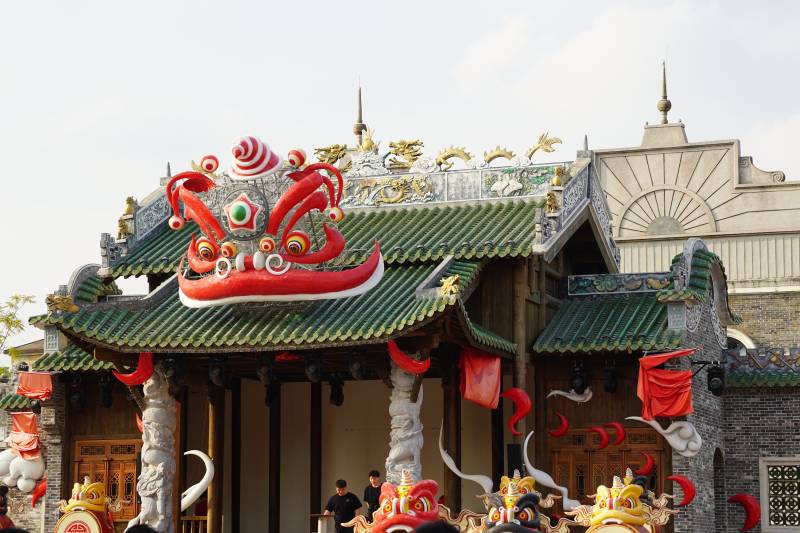 赤坎古镇·舞狮图片