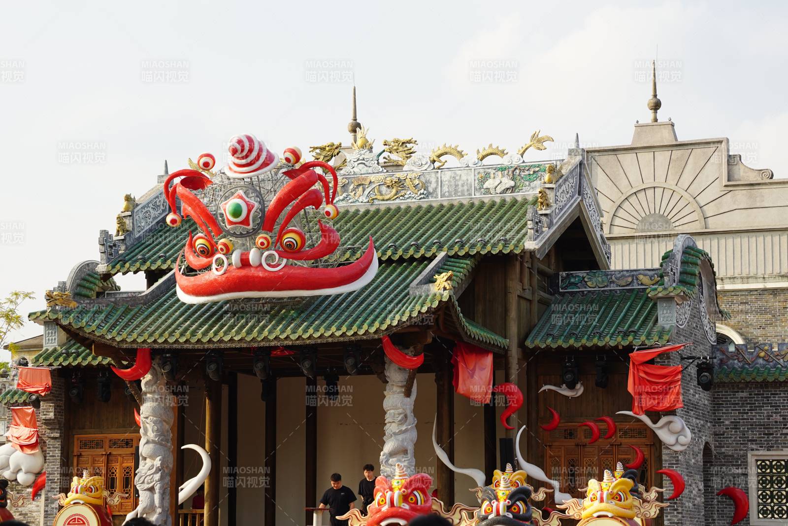 赤坎古镇·舞狮图片