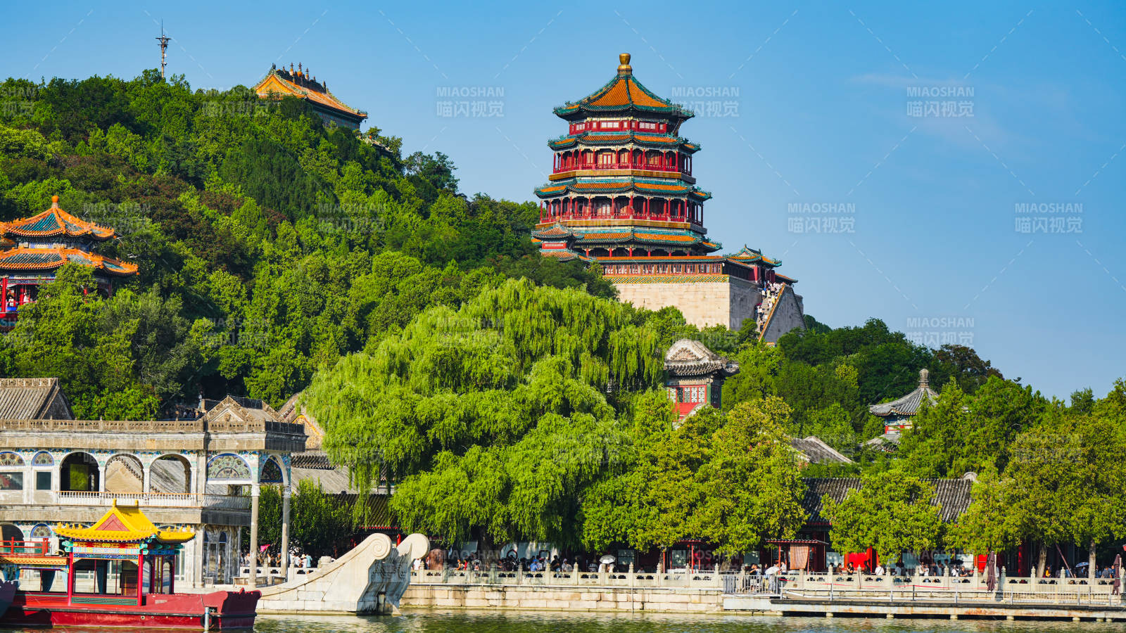 颐和园佛香阁风光图片