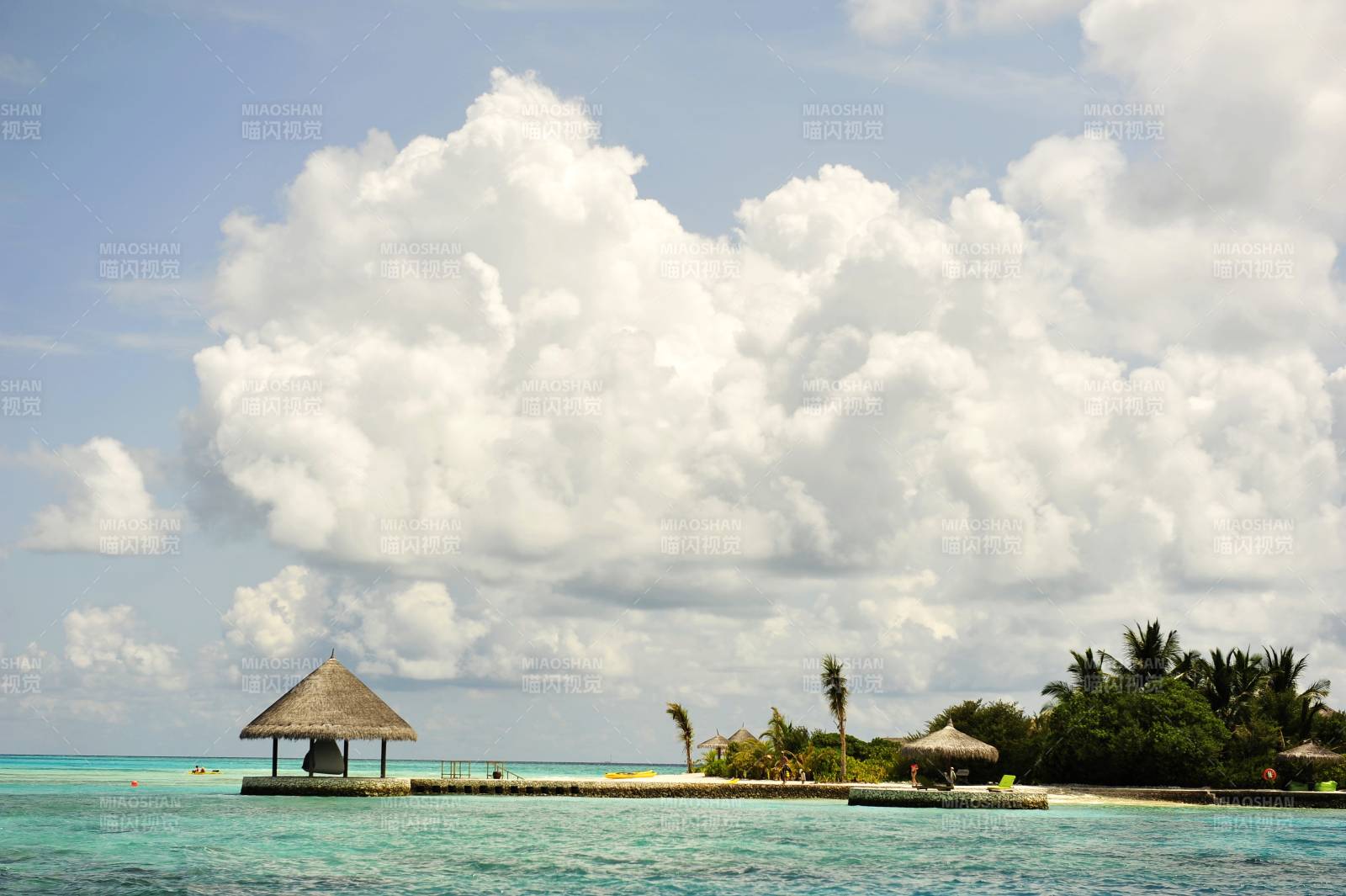 马尔代夫热带海岛风光图片