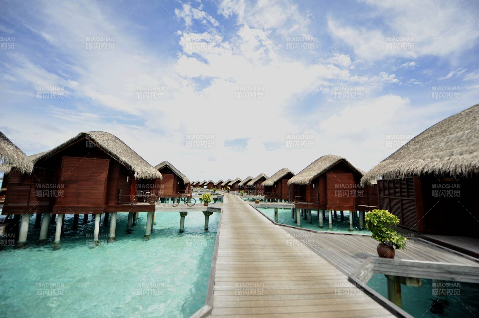 马尔代夫水上别墅 热带风情度假村图片