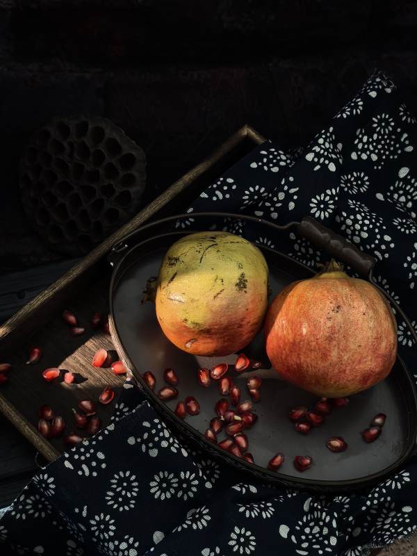 秋日果实静物图图片