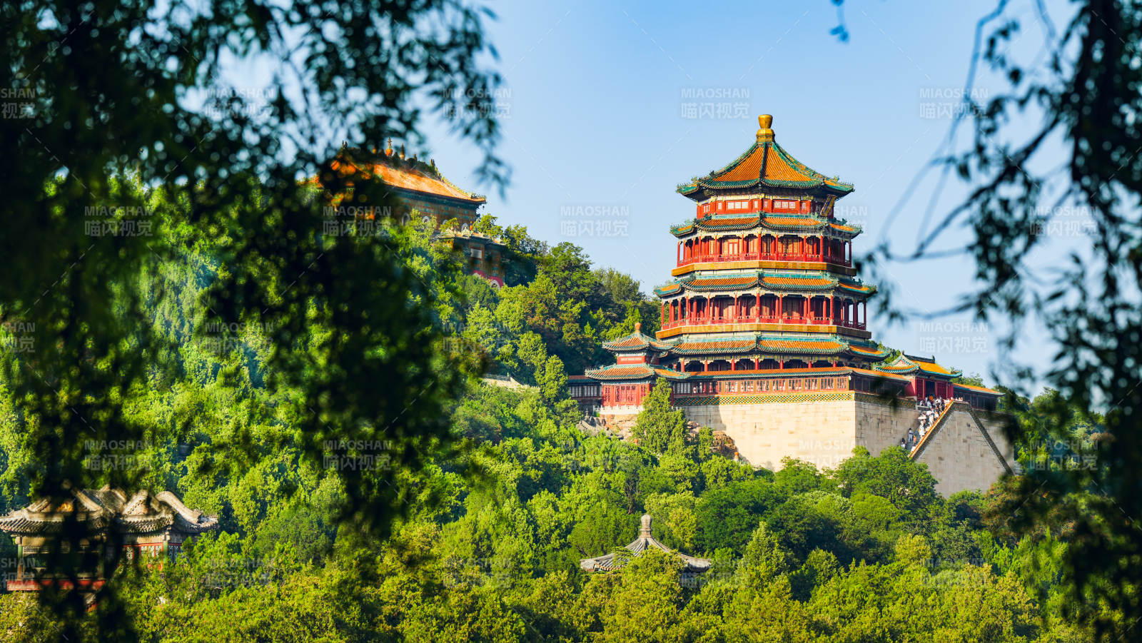 颐和园佛香阁风光图片