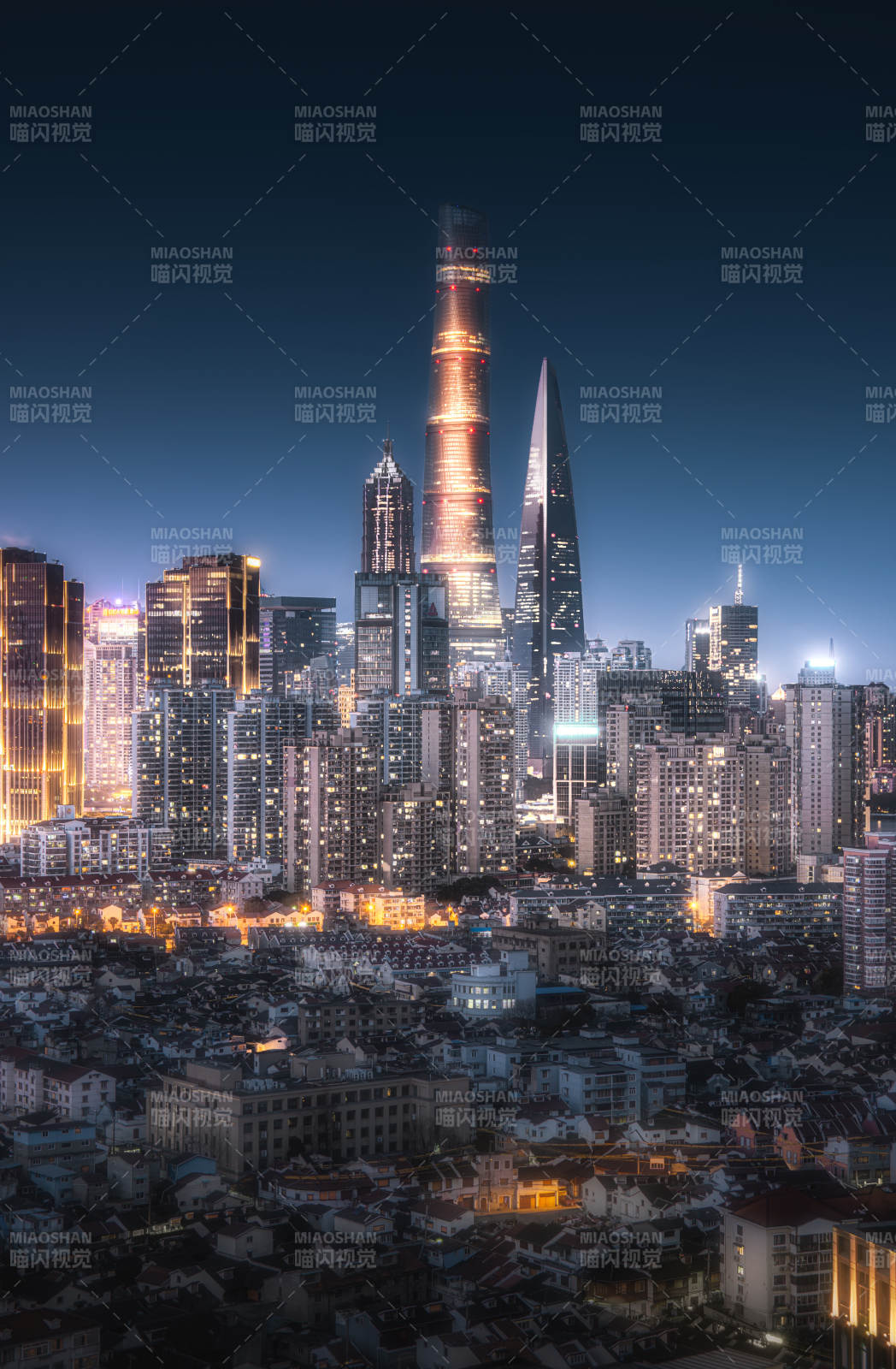 上海陆家嘴天际线图片