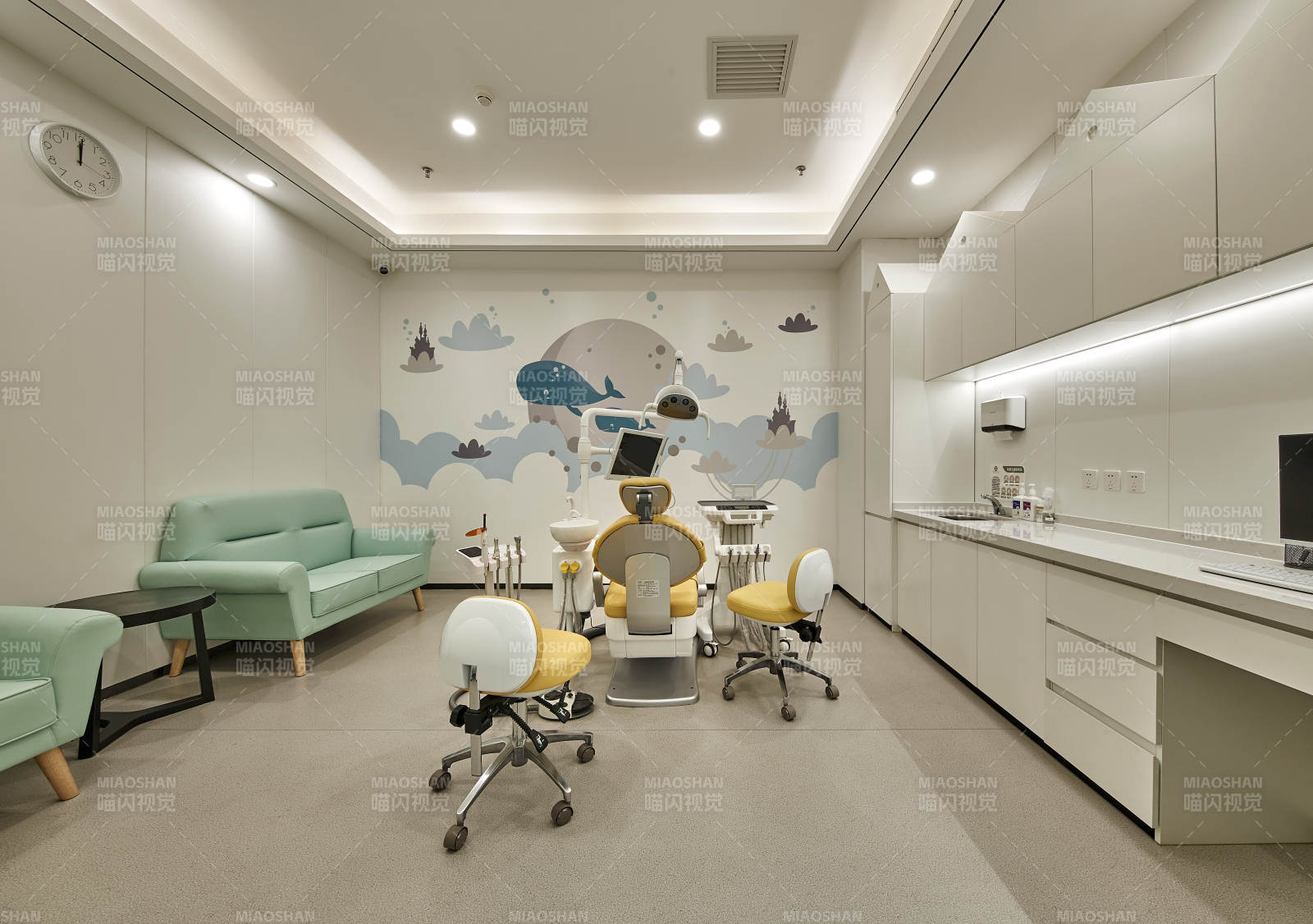 现代儿童牙科诊疗室图片