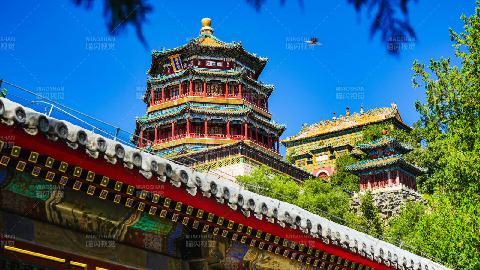 颐和园佛香阁风光图片