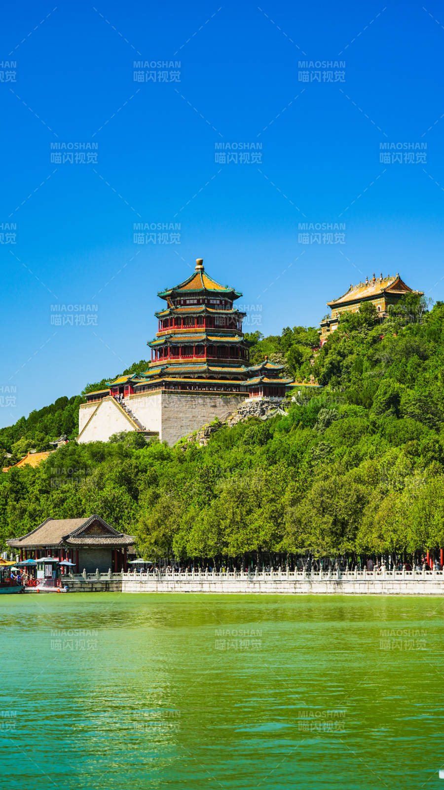 颐和园佛香阁风光图片