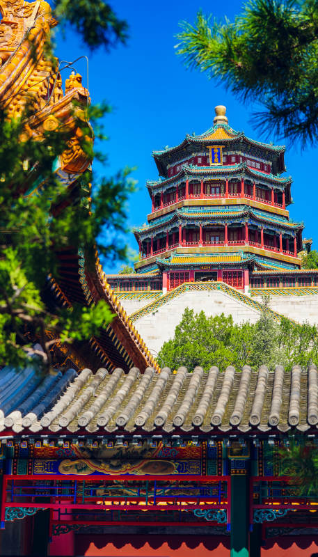 颐和园佛香阁风光图片