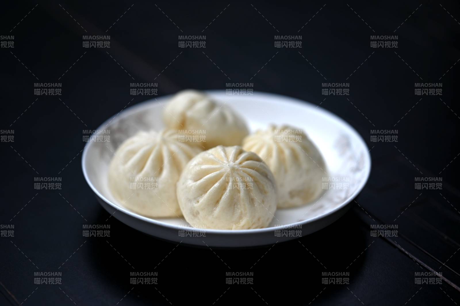 蒸包子 美味早餐选择图片