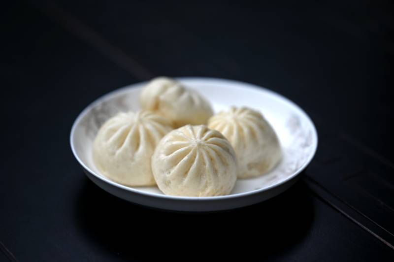 蒸包子 美味早餐选择图片