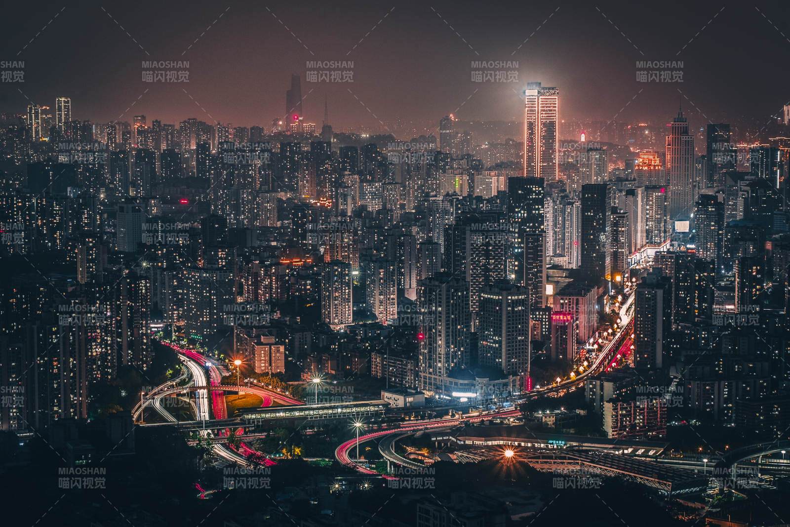 重庆夜景（拍摄于壹华里夜景公园）图片