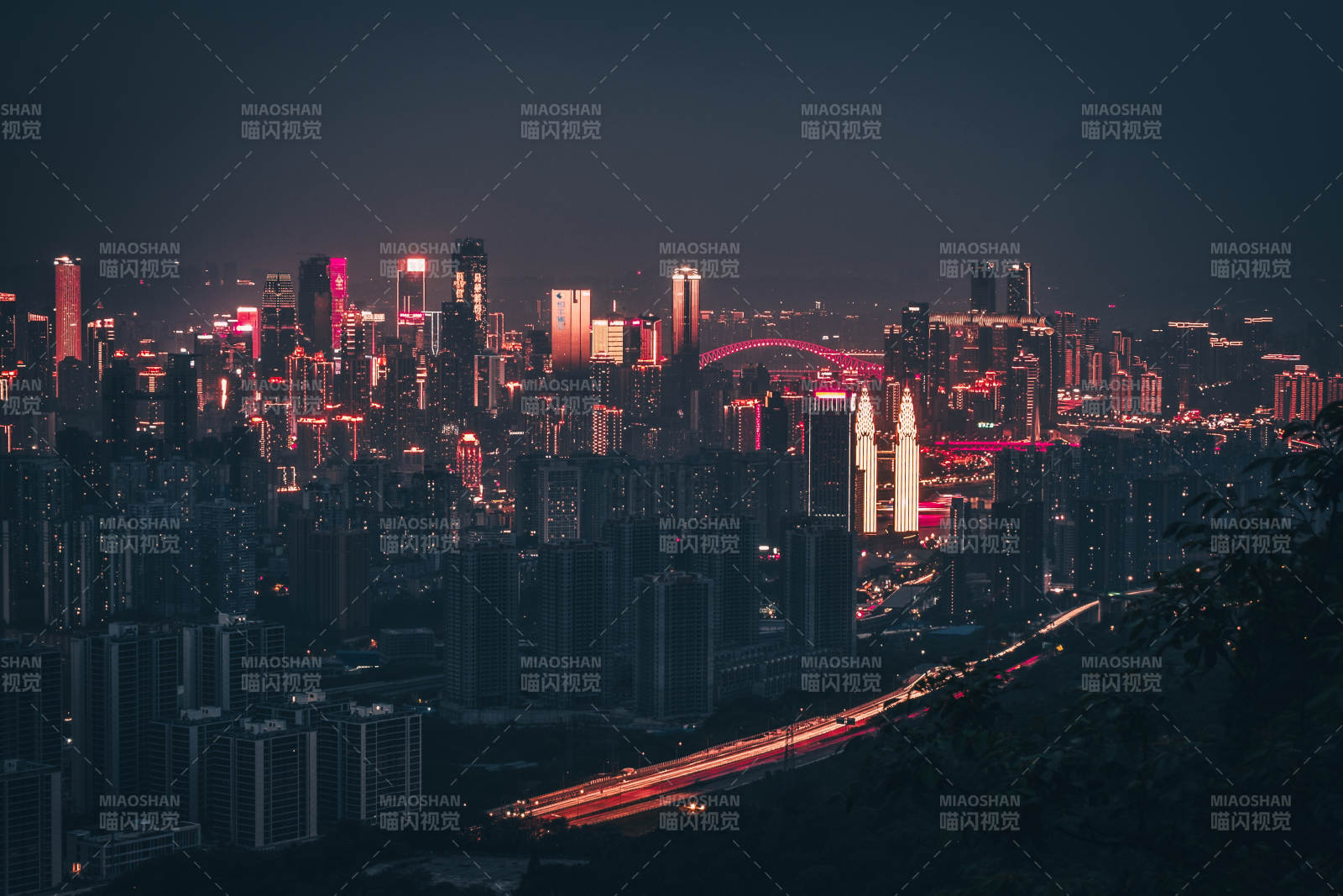 重庆夜景（拍摄于壹华里夜景公园）图片