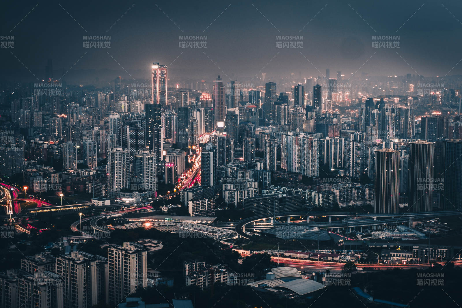 重庆夜景（拍摄于壹华里夜景公园）图片