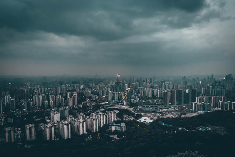 重庆城市风光（拍摄于壹华里夜景公园）图片