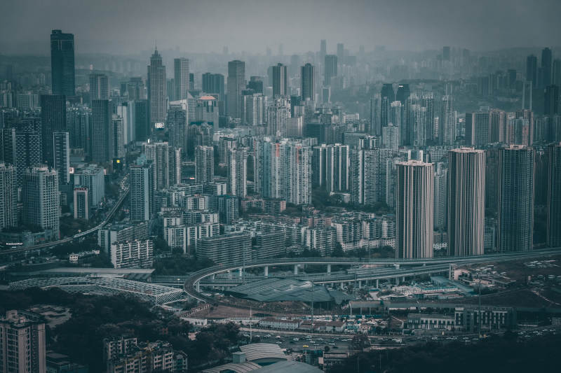 重庆城市风光（拍摄于壹华里夜景公园）图片