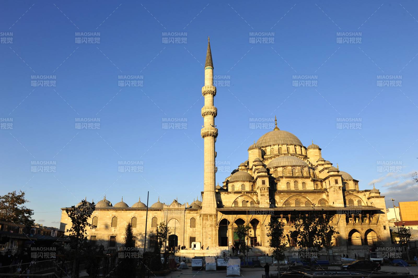 伊斯坦布尔清真寺晨景图片