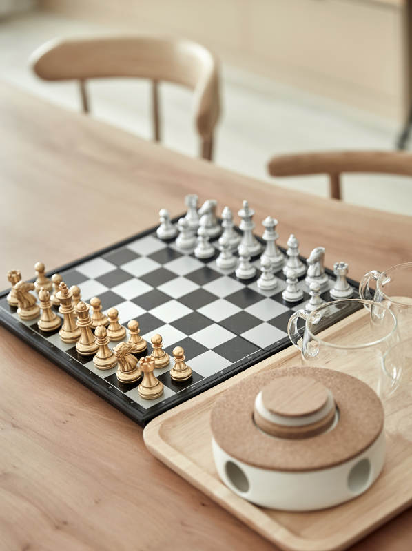 棋盘上的对弈时光图片