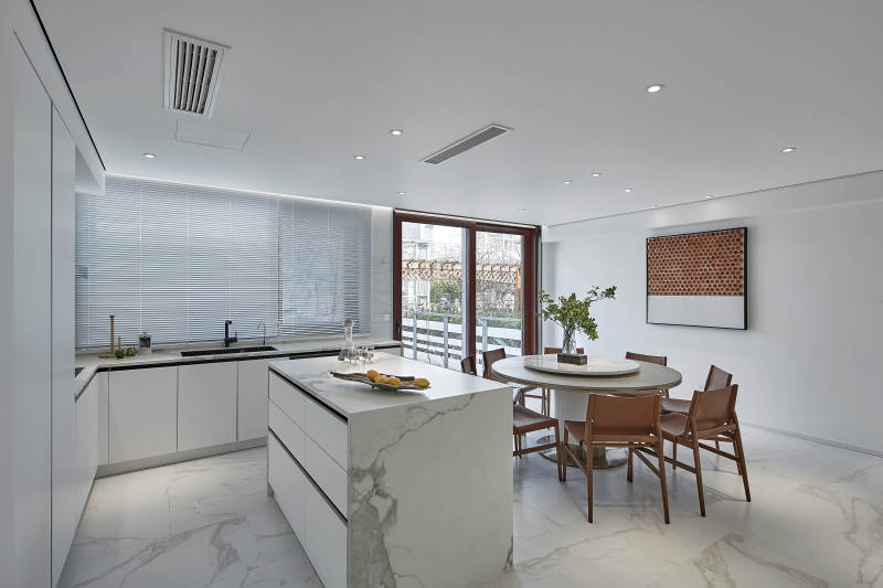 现代简约厨房餐厅图片