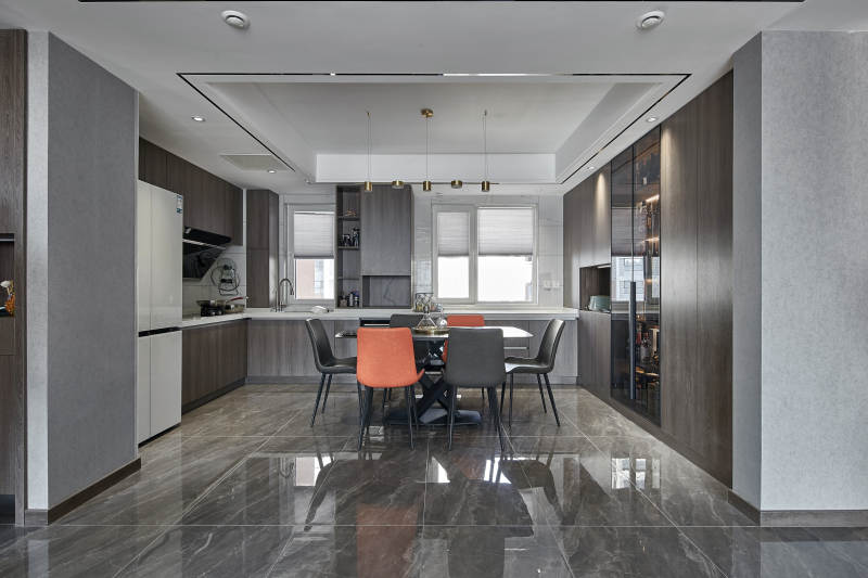 现代简约厨房餐厅图片