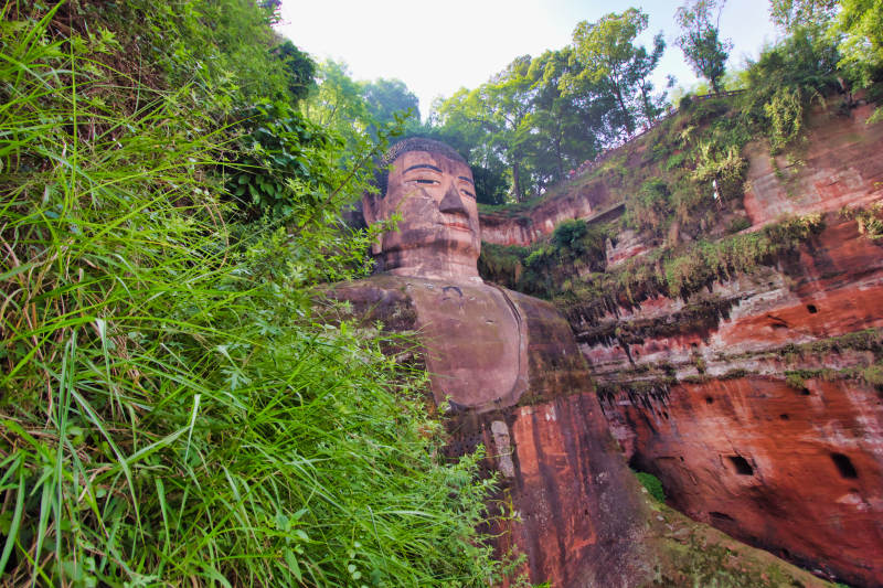四川乐山大佛图片