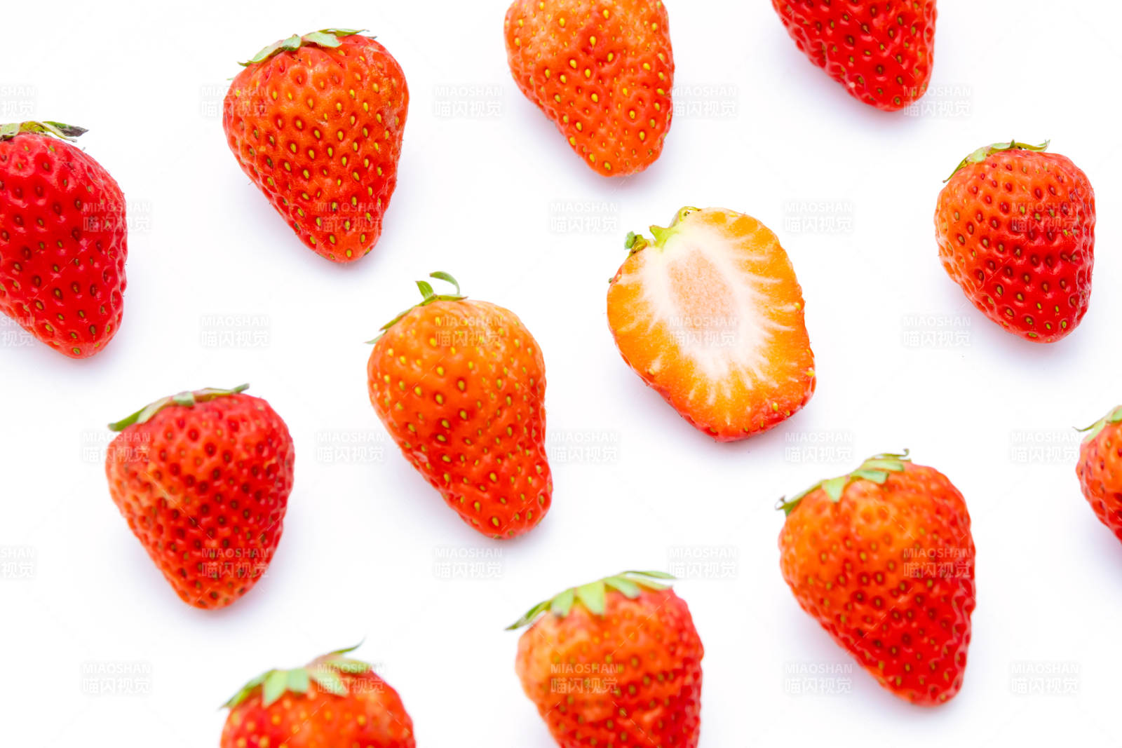 新鲜草莓 甜美诱人图片