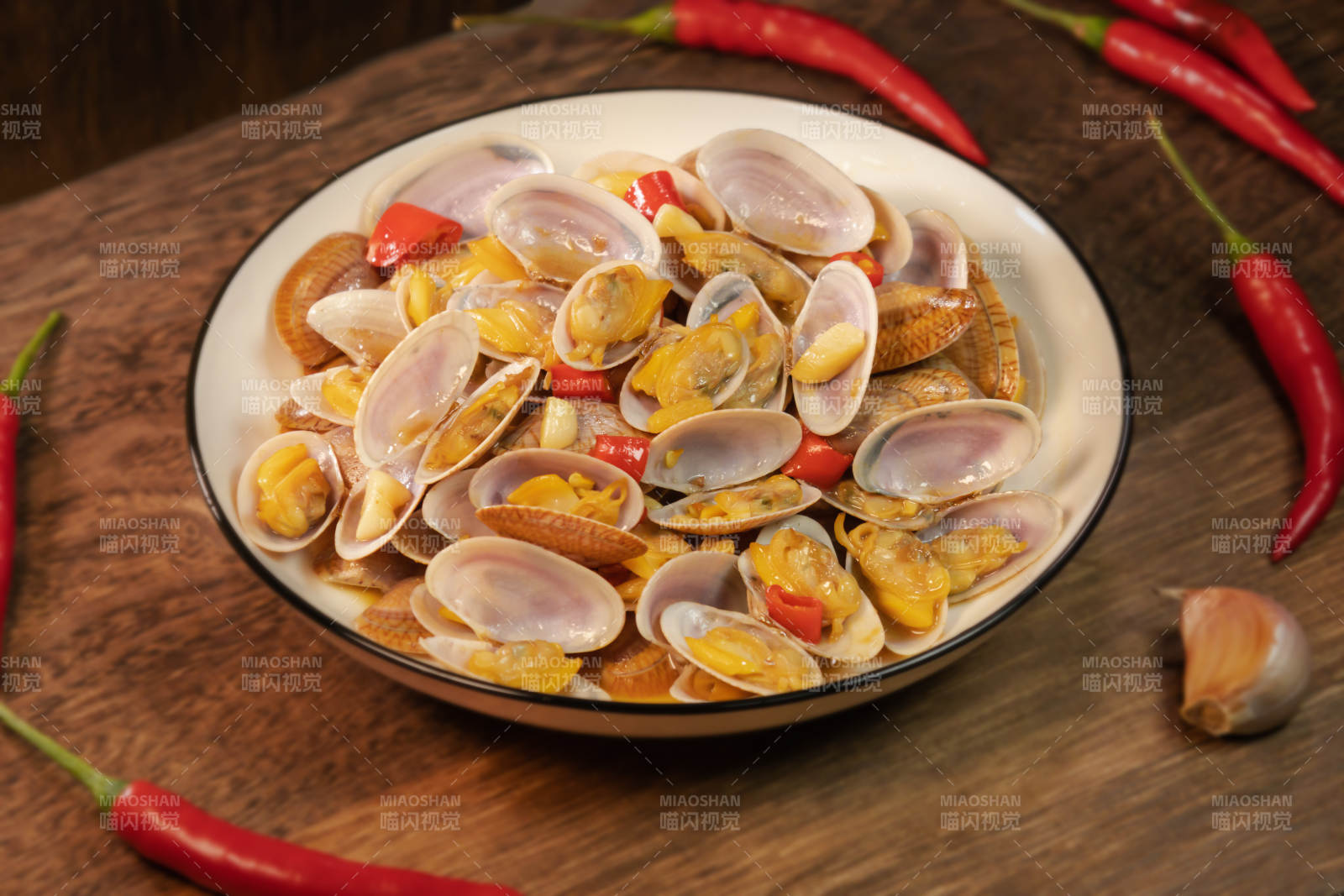 辣炒花甲鲜美诱人图片