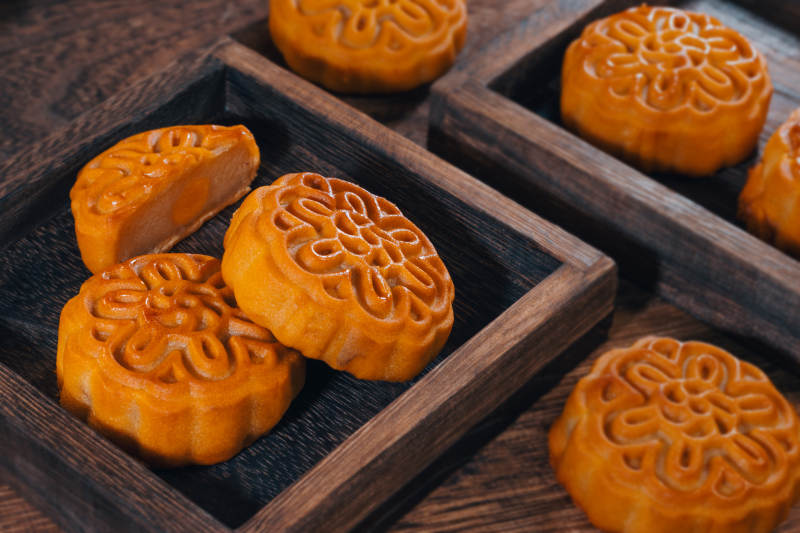 传统月饼 中秋佳节必备图片