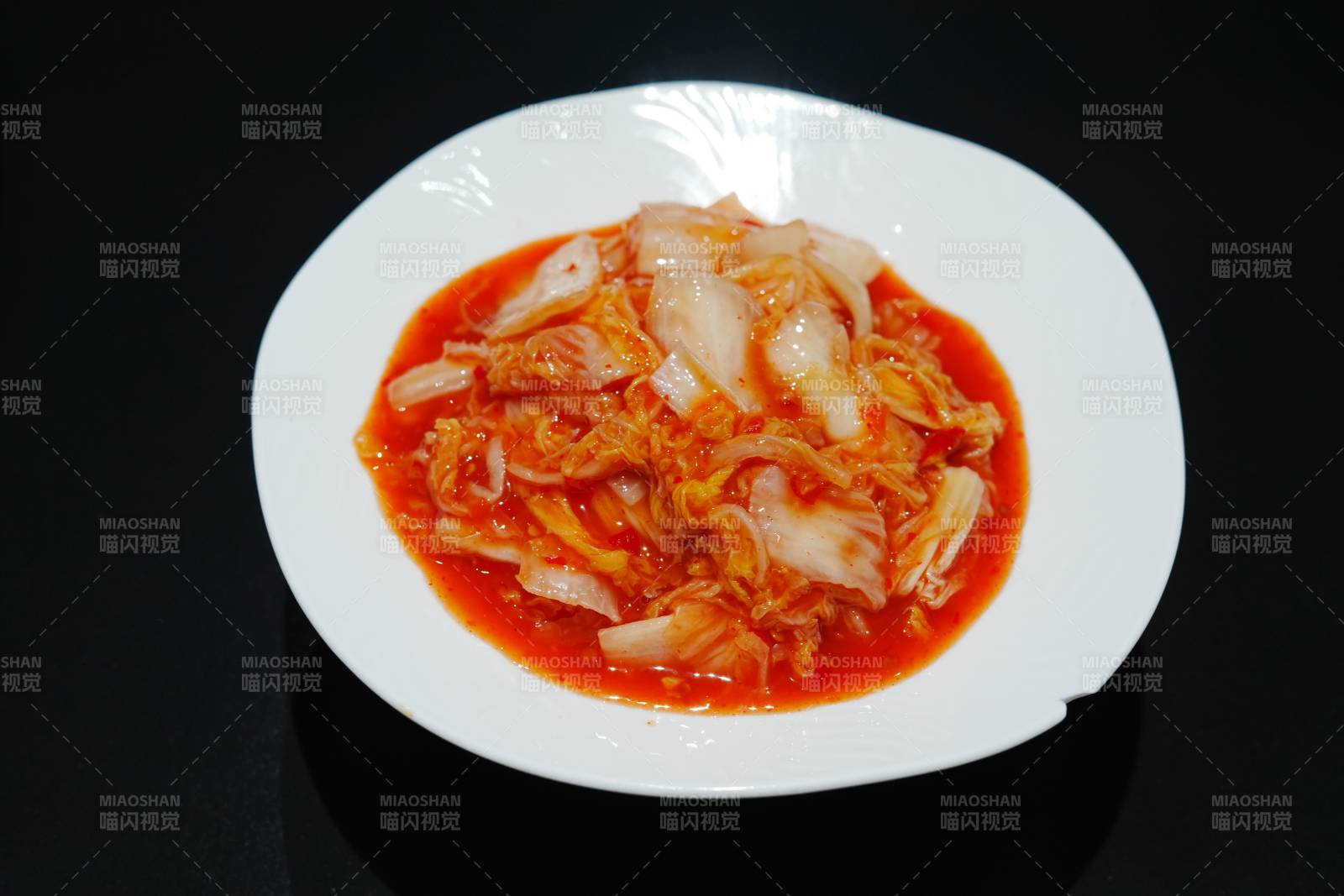 辣白菜拌菜图片