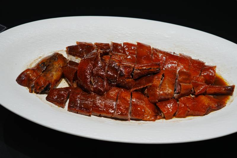 烤鸭切片 色泽诱人图片