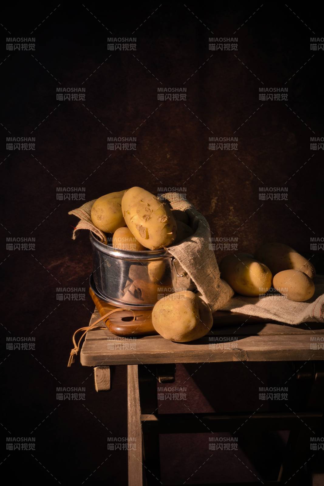 土豆静物写真图片