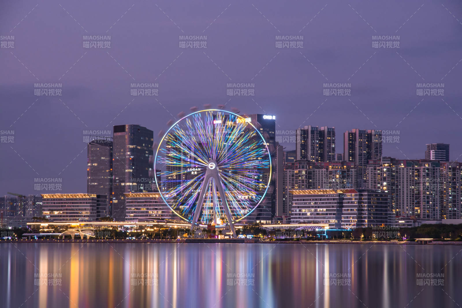 深圳湾区摩天轮图片
